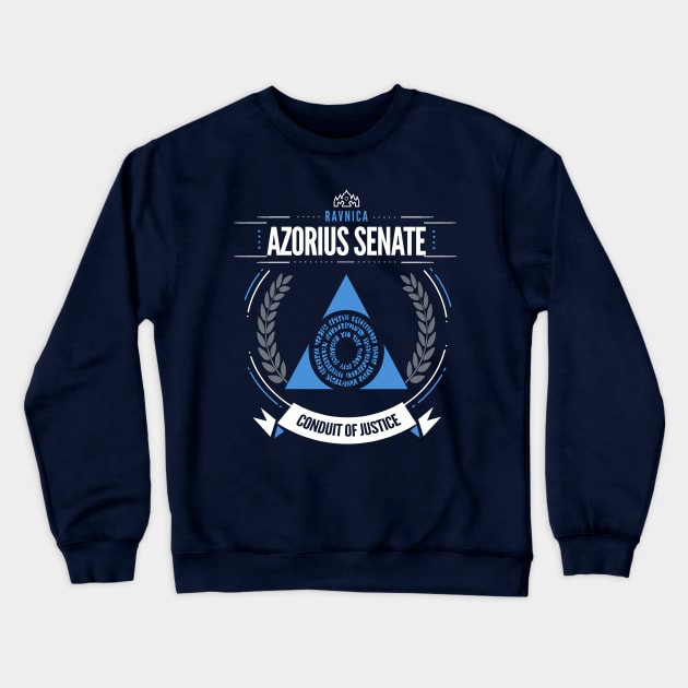 Azorius Senate Crewneck Sweatshirt by ohitsmagic